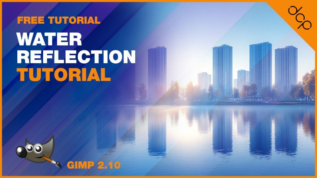 How to add water reflection to an image using GIMP 2.10