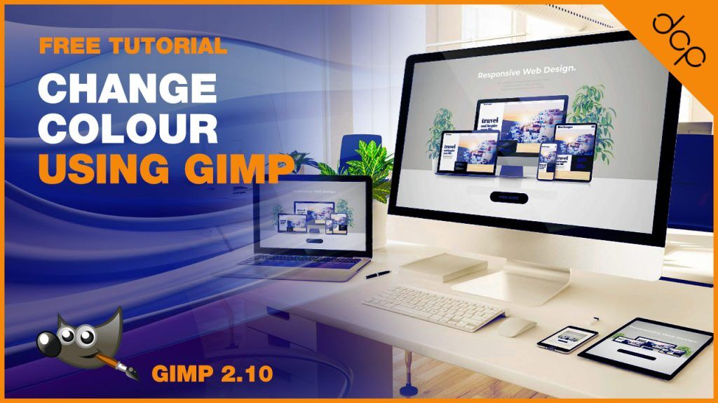 How to change colours in an image using Gimp Colour Rotate Tool