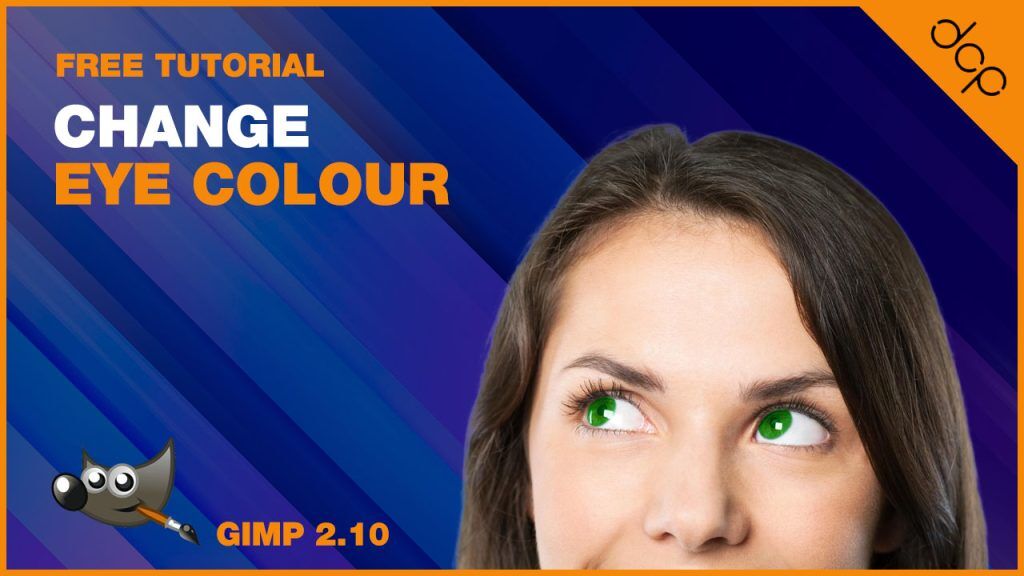 How to change eye colour using GIMP 2.10