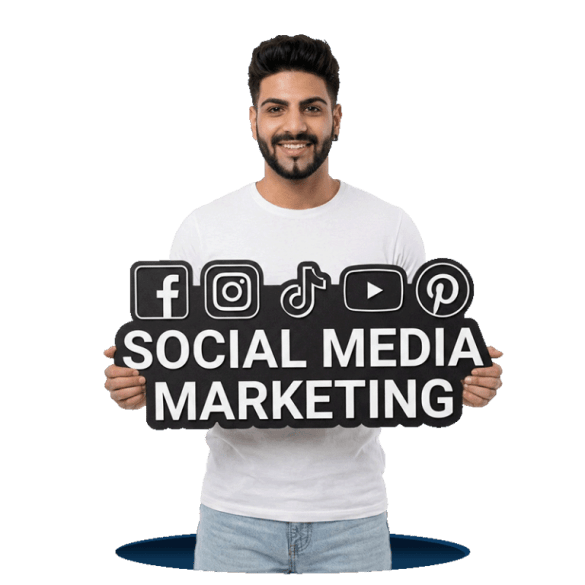 Social media marketing services helping businesses grow brand awareness, engagement and customer enquiries across social platforms