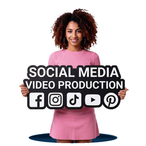 Social media video production services creating short form videos for Instagram, TikTok, Facebook, LinkedIn and YouTube