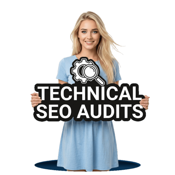 Technical SEO audit services identifying website issues affecting rankings, indexing, crawlability and overall search performance