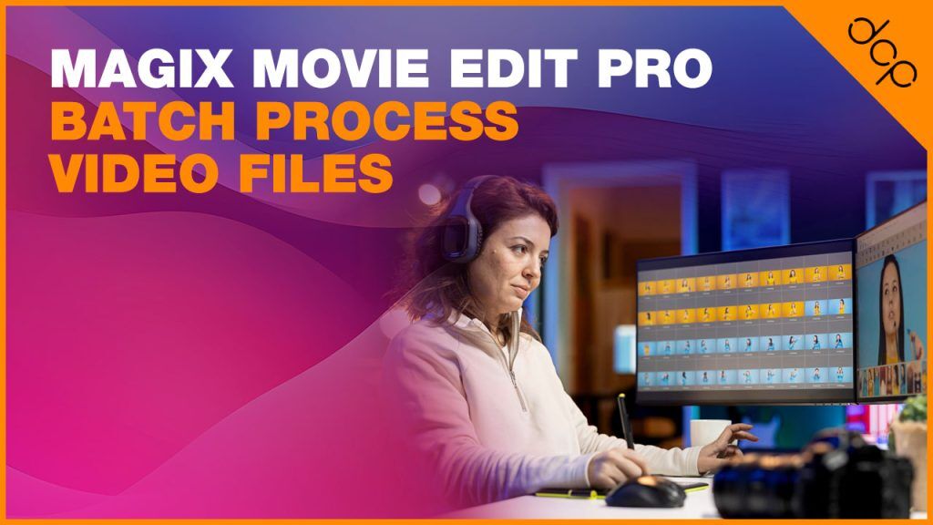 Magix Movie Edit Pro - Batch Process Video Files