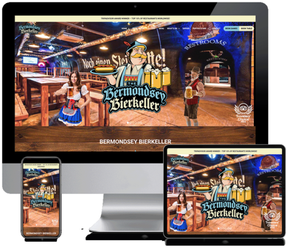 London web design agency building business websites for companies across London and the UK